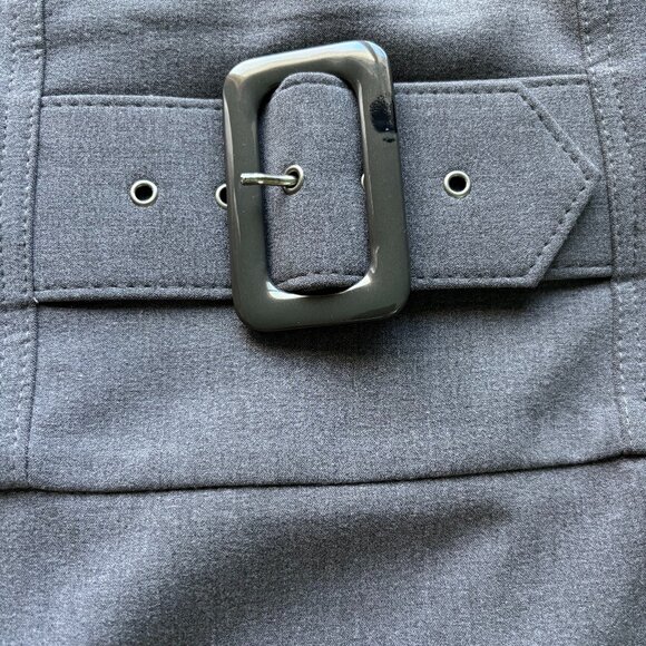 Cache Gray Pencil Skirt Knee-Length - Picture 3 of 4